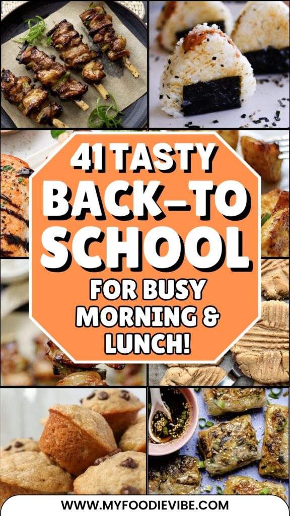 Tasty Back To School Recipes Ideas